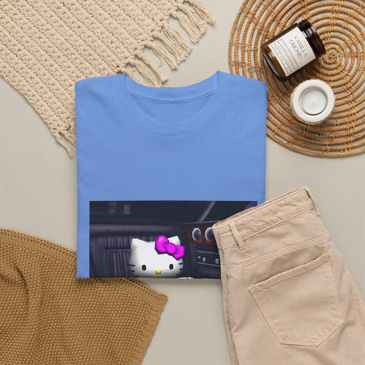 Kitty Pouring Purple Drank In Car Tee