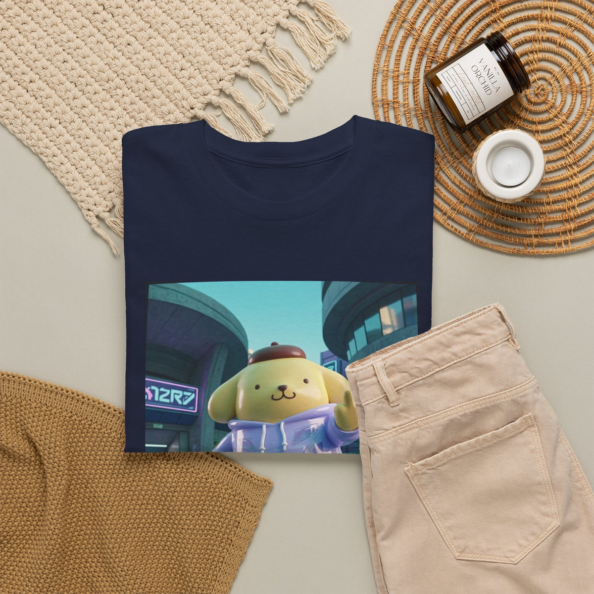Pompompurin Skater Flipping The Bird