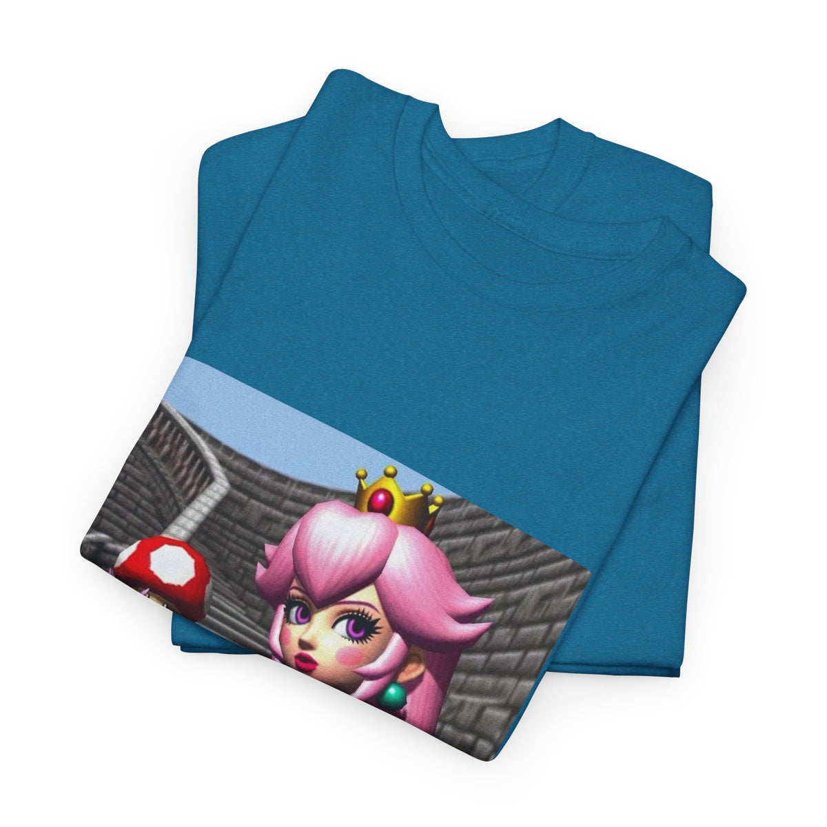 Gothic Princess Peach With Mushroom Tee