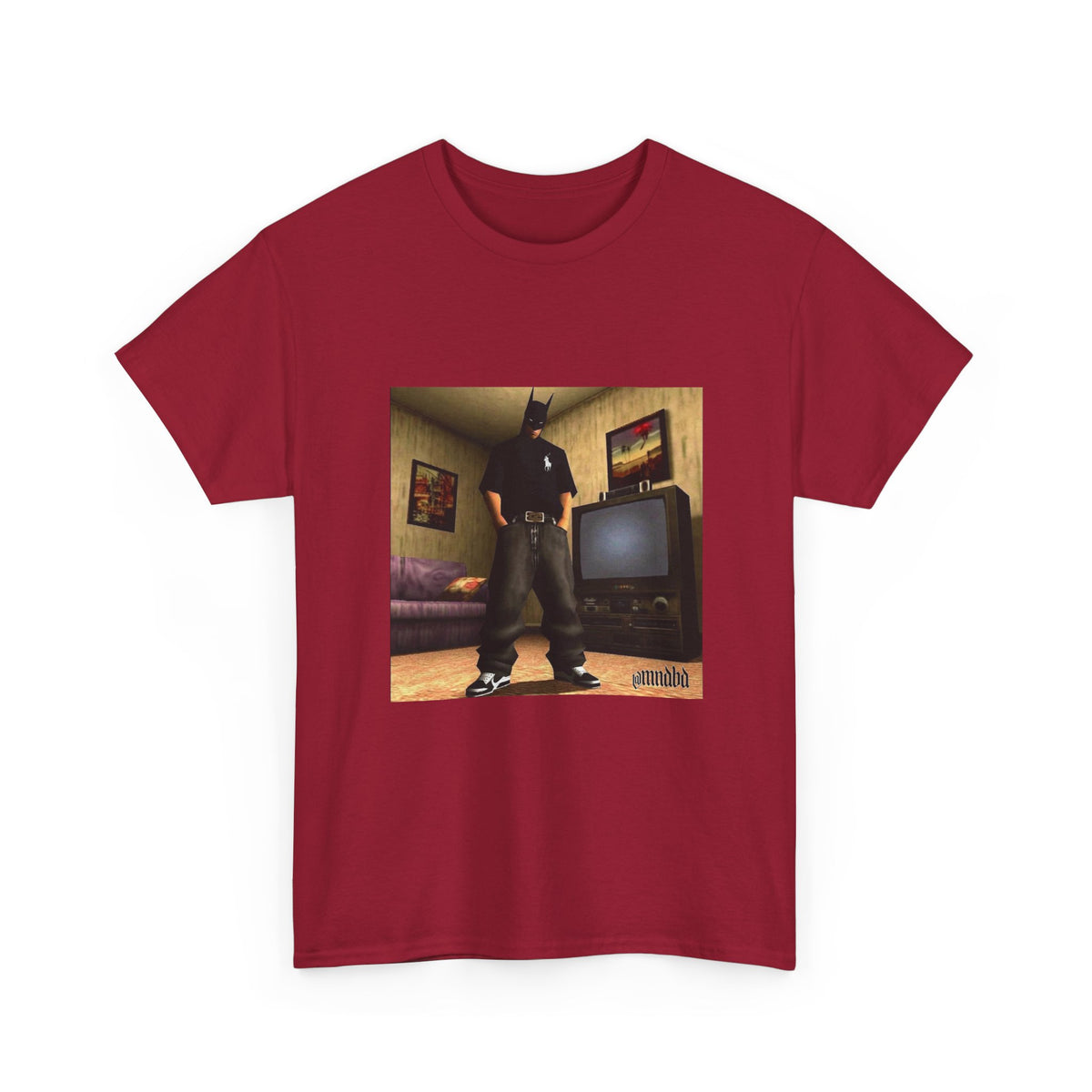 Gamer Batman In Polo Tee Posing