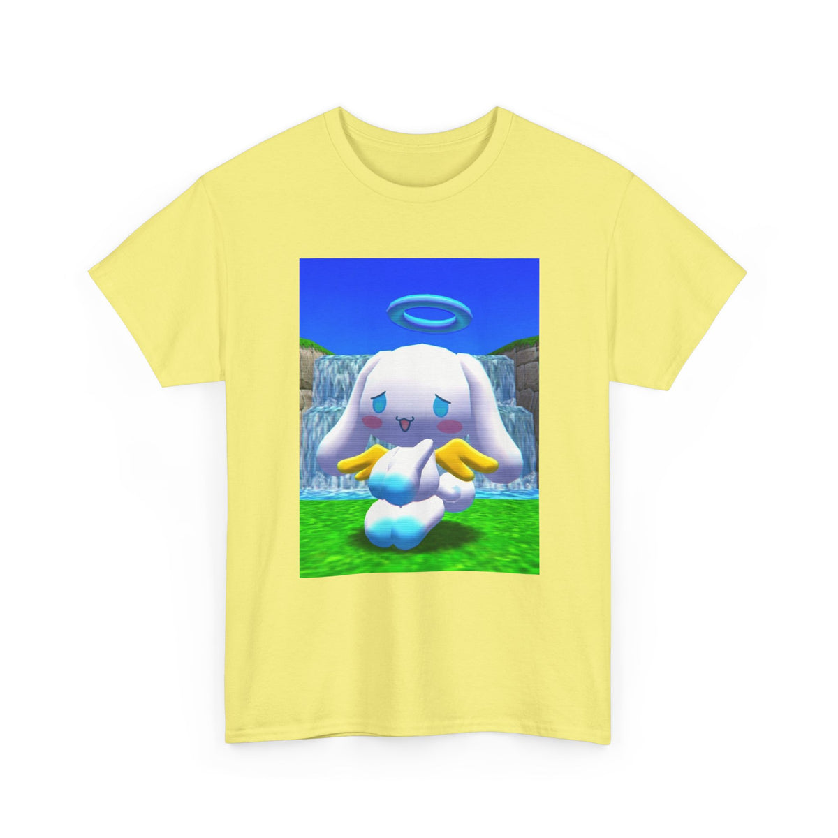 Angel Cinnamoroll Kneeling By Waterfall Tee