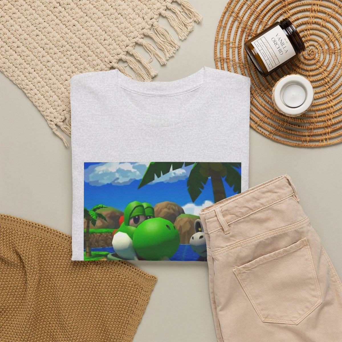 Yoshi And Dry Bones Smoking Blunts Tee