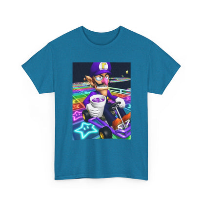 Waluigi Sipping Lean On Rainbow Road Tee (Design 4)