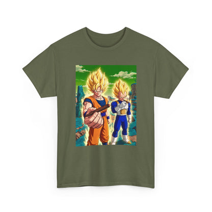 Goku and Vegeta Powering Up With Blunts