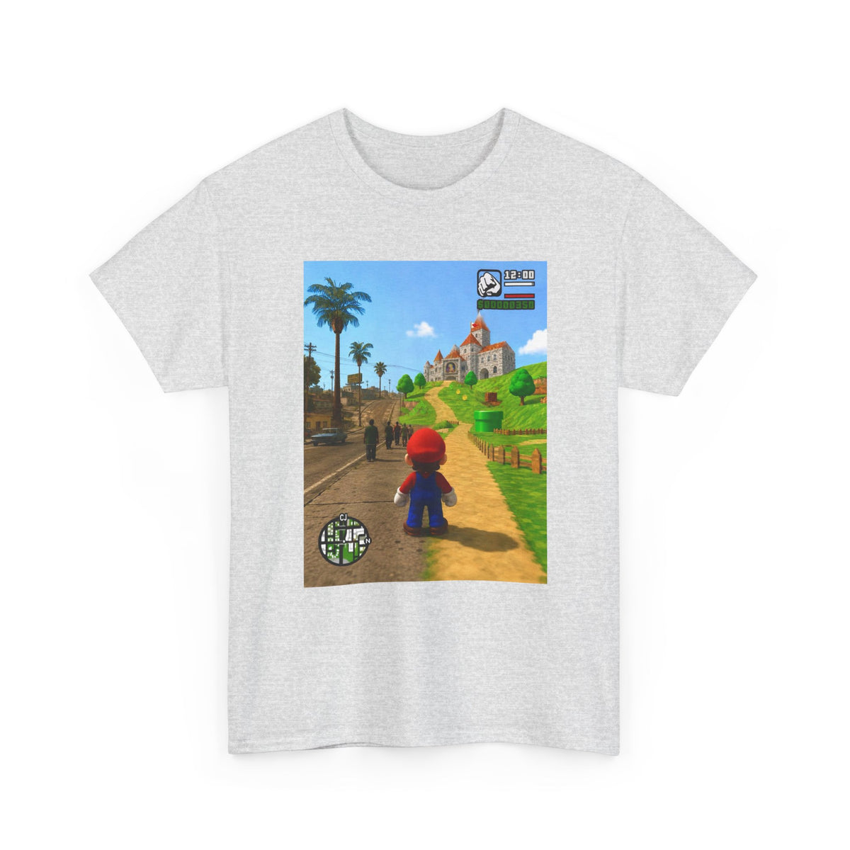 Mario Exploring San Andreas Streets