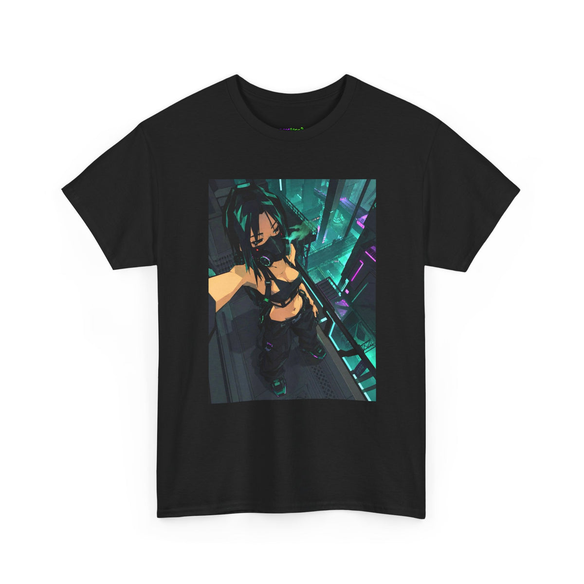 Midnight Ember Leaf Graphic Tee