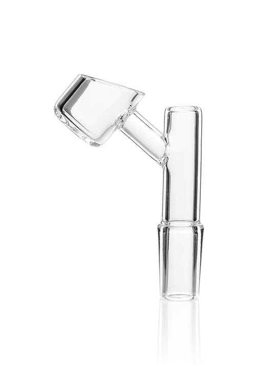 GRAV 14mm Male Quartz Banger with 45° Angle - Heat-Tolerant for Dab Rigs