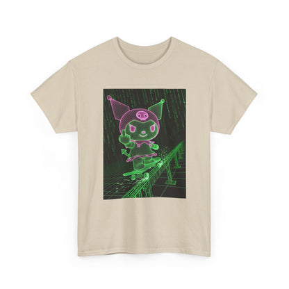 Wireframe Kuromi Skates And Flips The Bird