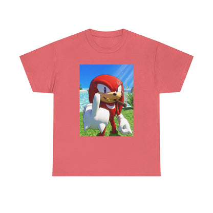 Knuckles Smoking Cigar On Tropical Beach