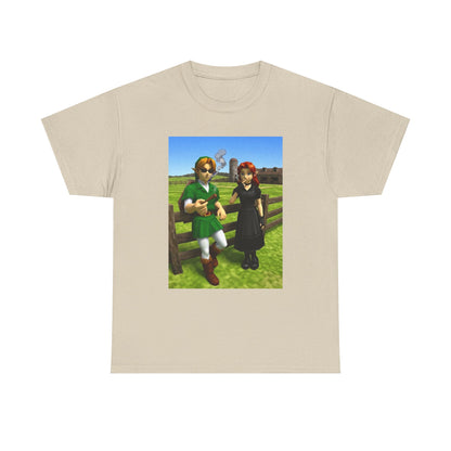 Link And Malon Smoking On The Farm Tee
