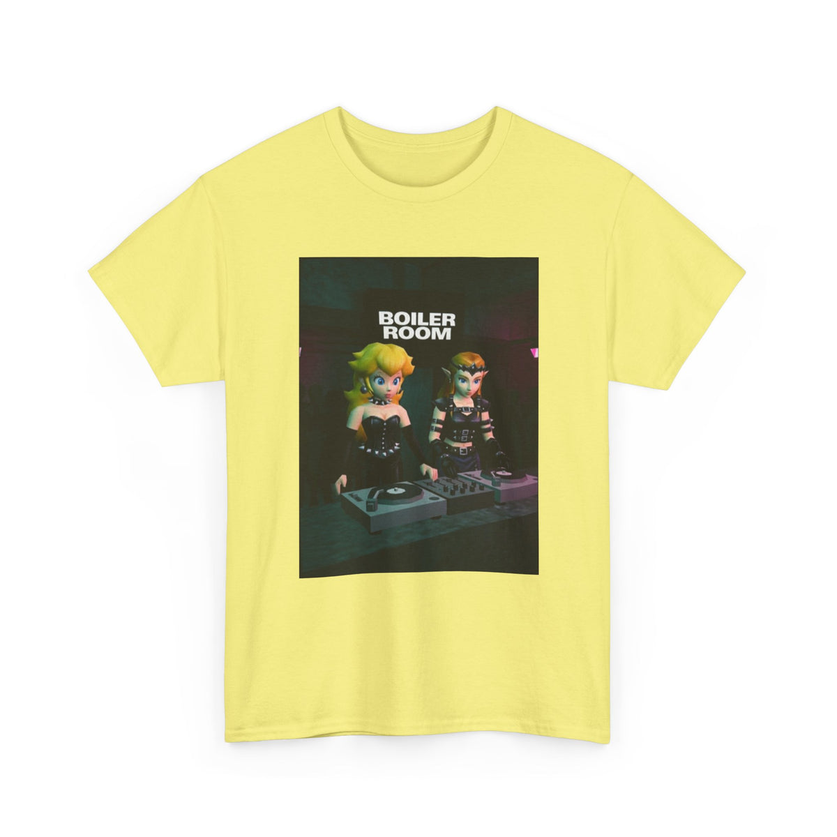 Gothic Peach and Zelda DJing Boiler Room Tee