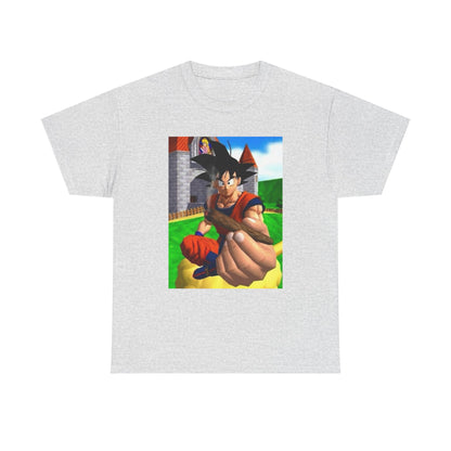 Goku Offers a Blunt at Peach's Castle