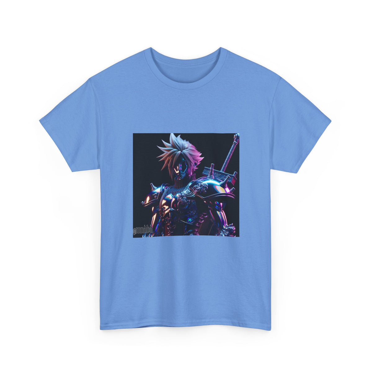Cyberpunk Warrior With Spiked Hair Tee