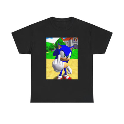 Sonic Flipping The Bird Tee