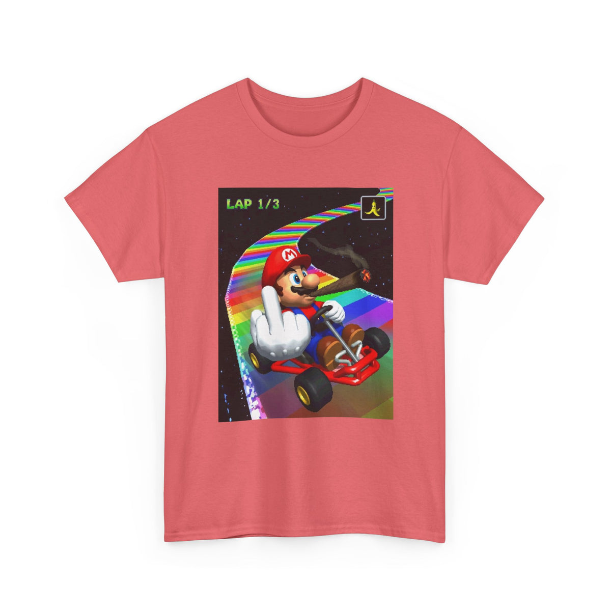 Mario Karting, Blazing, And Flipping The Bird Tee