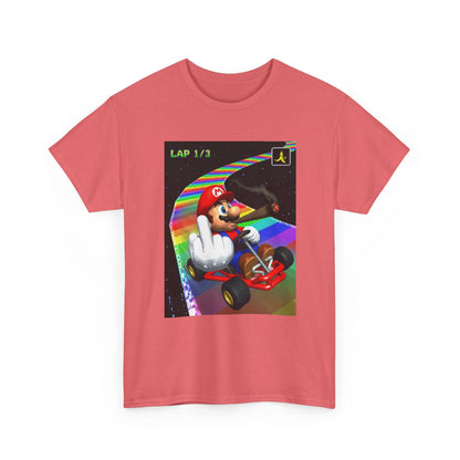 Mario Karting, Blazing, And Flipping The Bird Tee