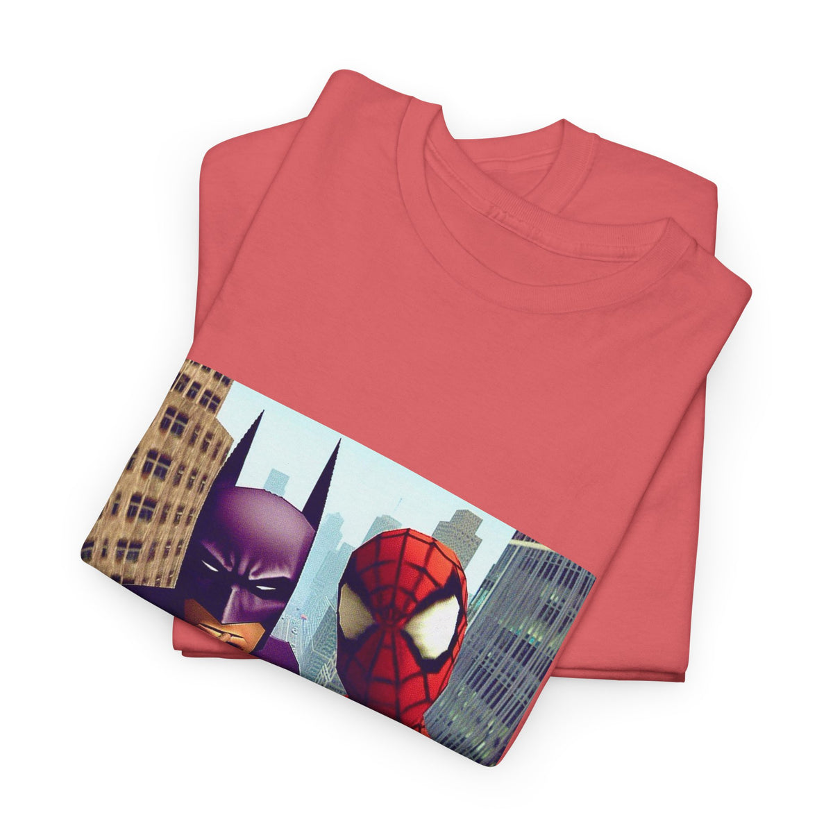 Batman Smoking, Spidey With Stacks Tee