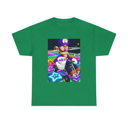 Waluigi Sipping Lean On Rainbow Road Tee (Design 4)