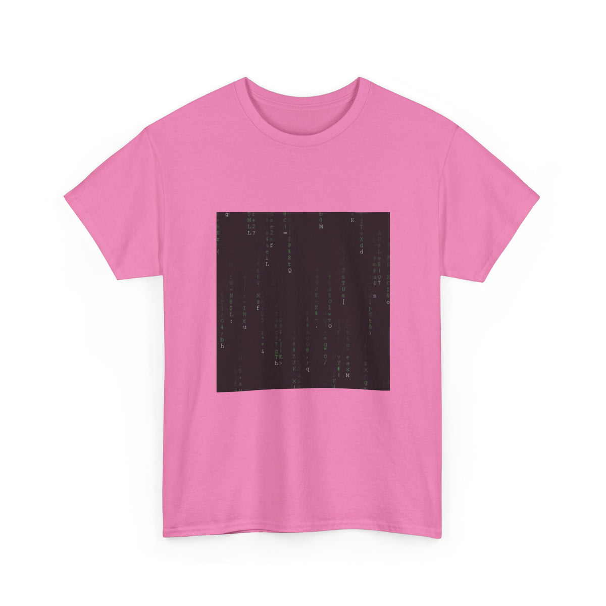 Neon Figure In Cyber Shower Tee