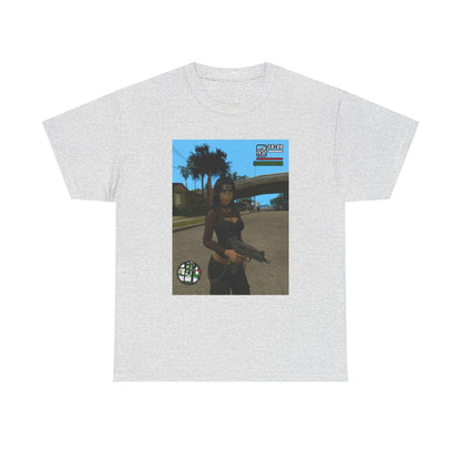 Anime Assassin Girl Holding Gun Tee