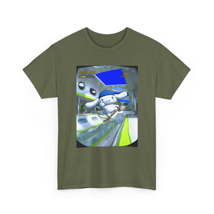 Skater Cloud Dog Flipping Bird Tee