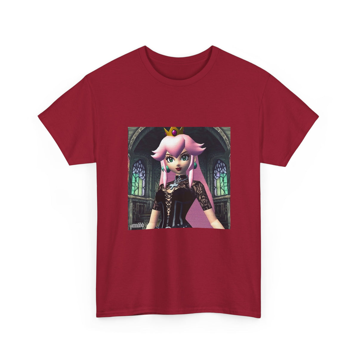 Goth Princess Peach In The Castle Tee