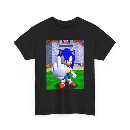 Sonic Flipping Off In The Castle Grounds