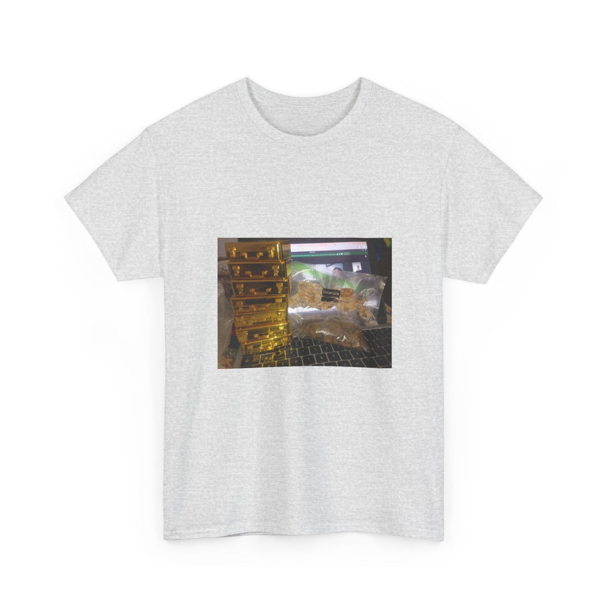 Gold Briefcase Stash Tee