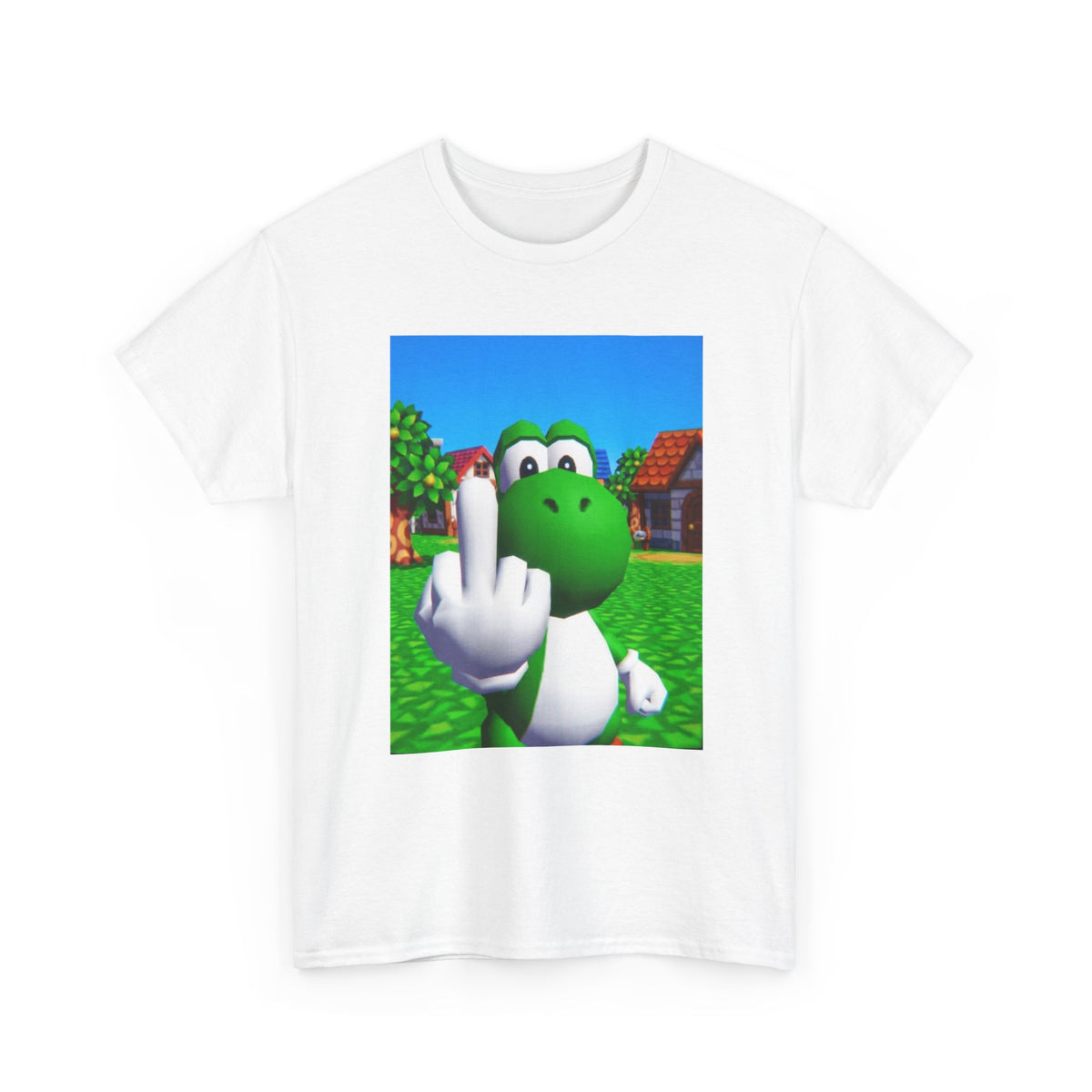 Yoshi Giving The Finger Tee (Design 6)