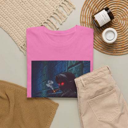 Dark Elf Smoking Blunt In Dungeon Tee