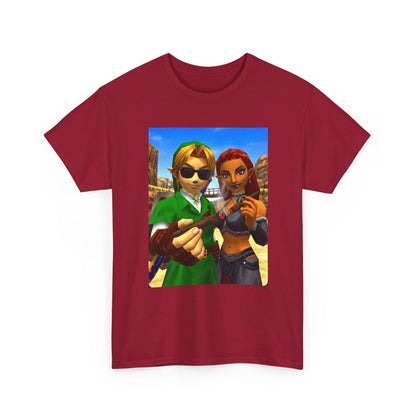 Link And Gerudo Blazing Out West Tee