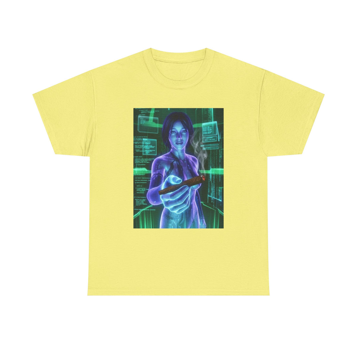 Hologram Goddess Offering You A Blunt
