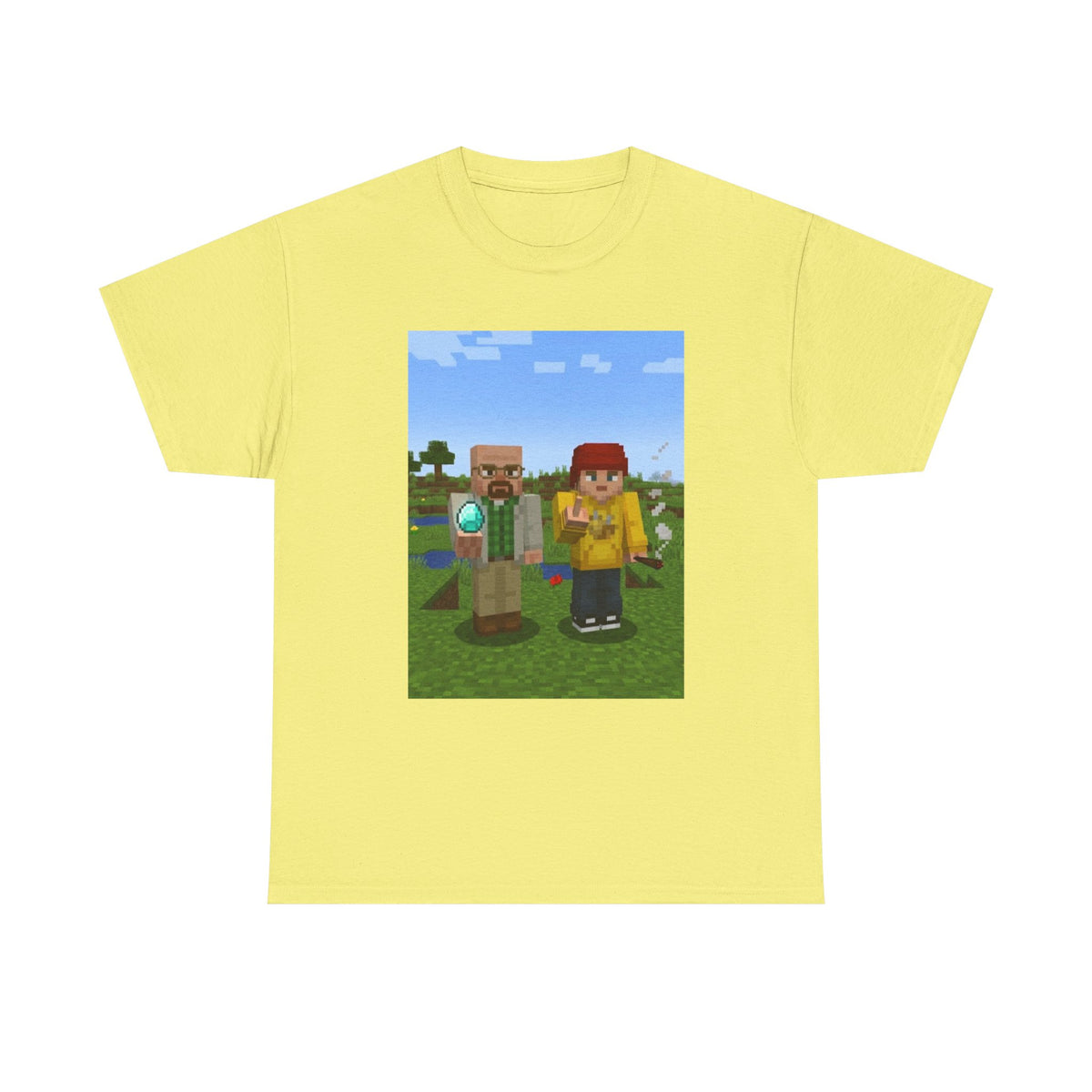 Walter White and Jesse Pinkman Minecraft Tee