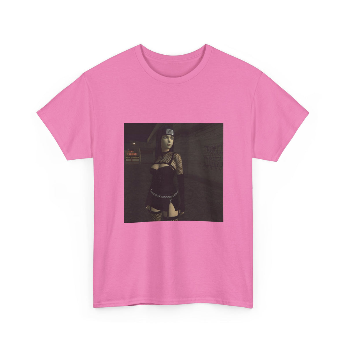 Anime Kunoichi Character Street Scene Tee