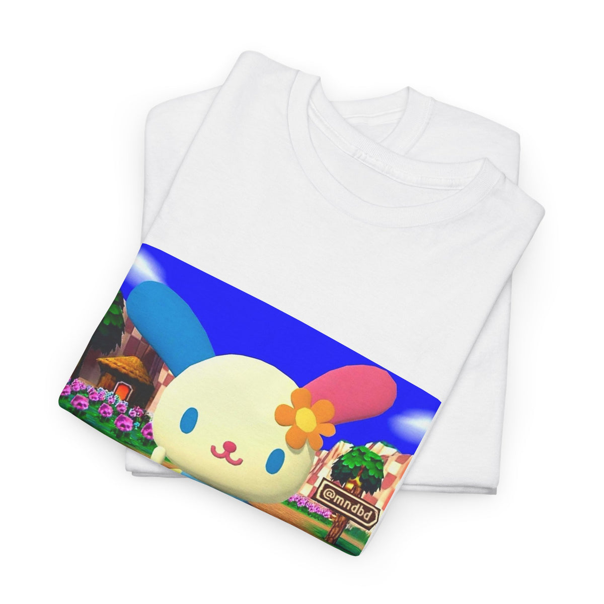 Cute Bunny Giving The Finger Tee