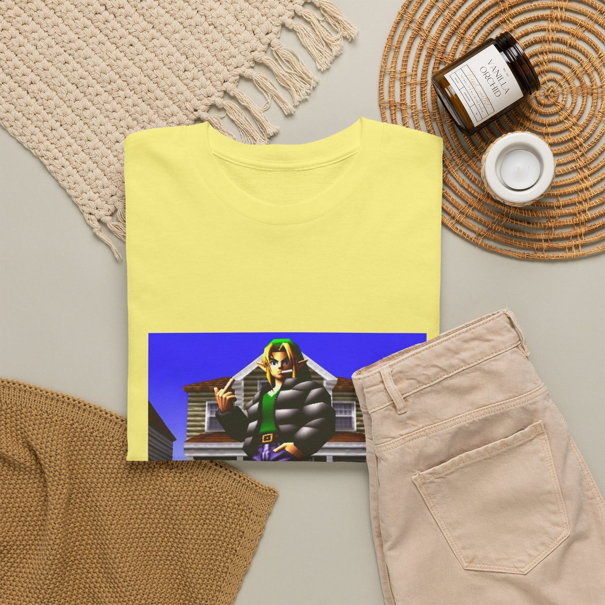 Link In Streetwear Flipping The Bird Tee