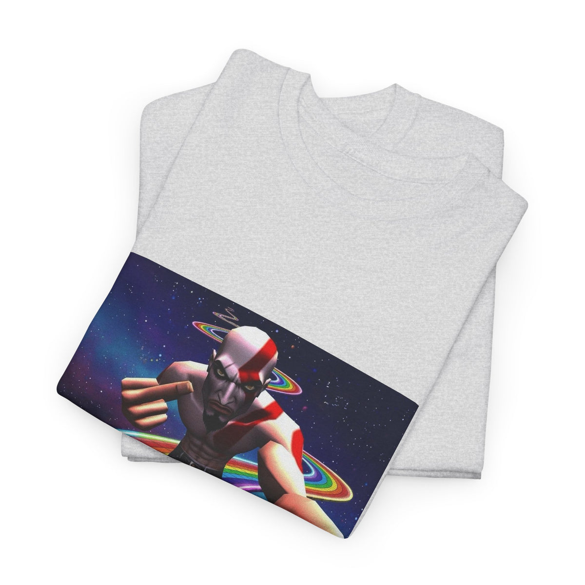 Kratos Flips Off On Rainbow Road