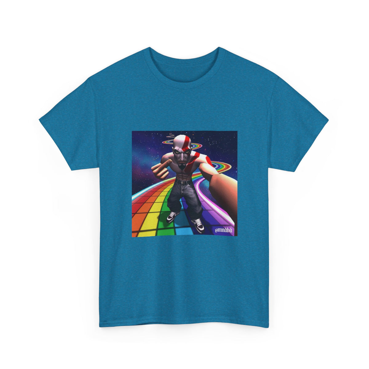 Kratos Flips Off On Rainbow Road