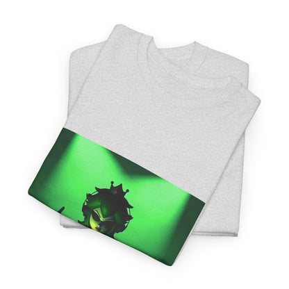 Edgy Green Princess DJ Flipping The Bird Tee