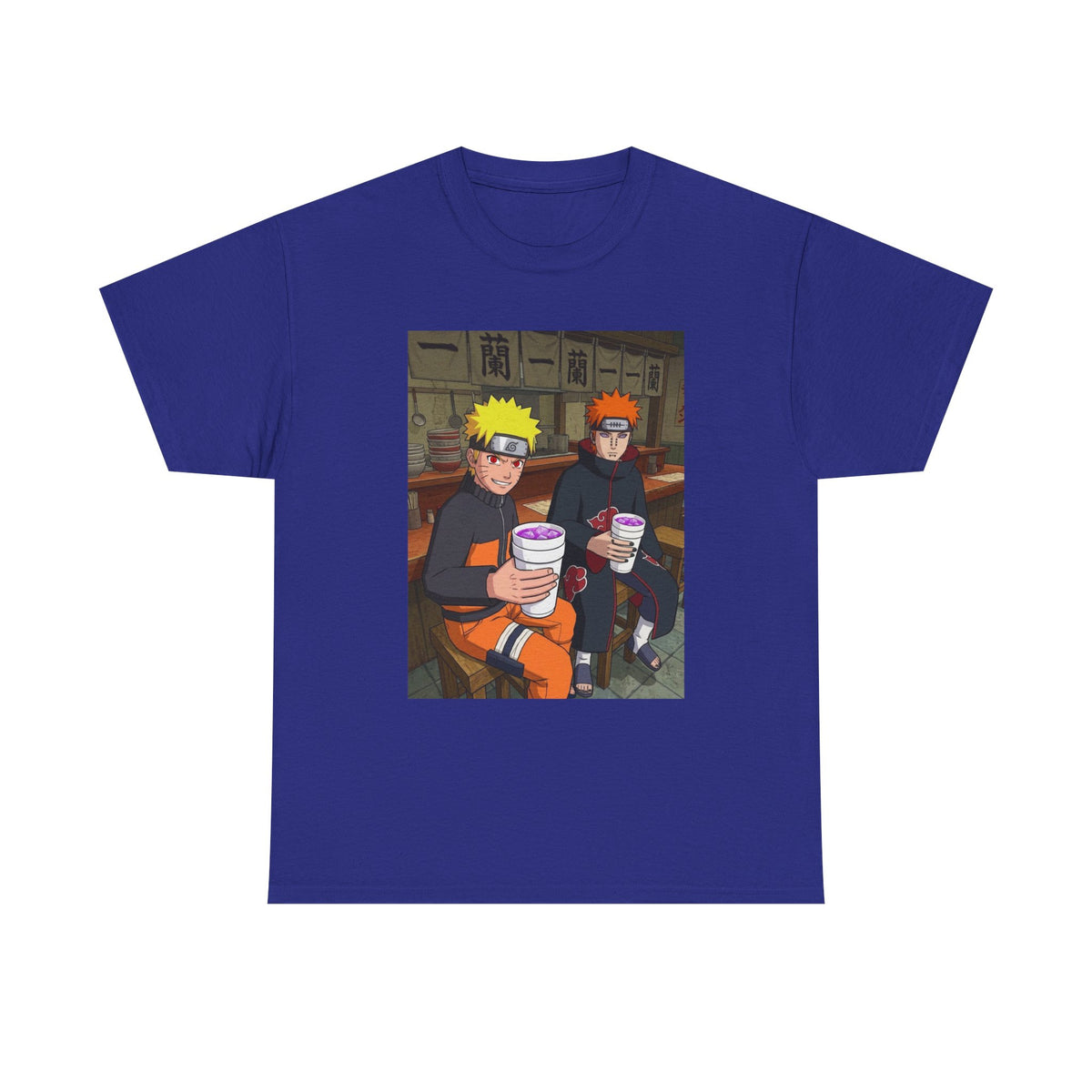 Naruto And Pain Sipping Lean Tee