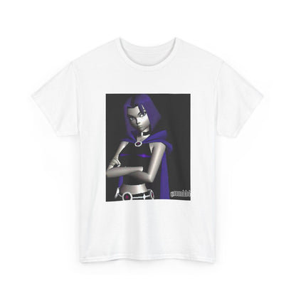 Pixelated Raven Standing Arms Crossed Tee