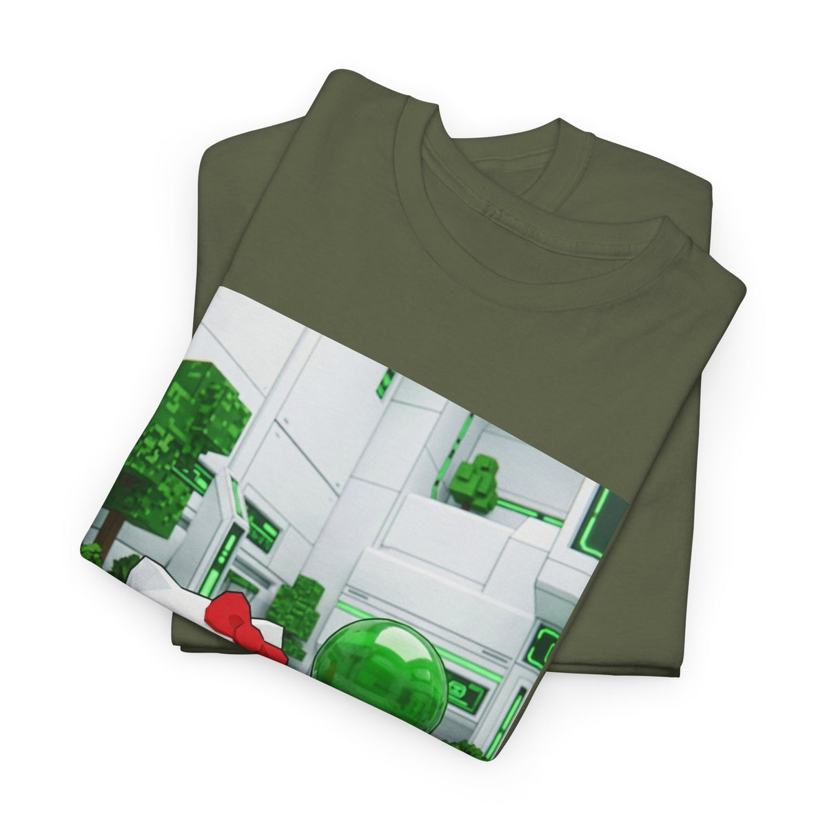 Low Poly Hello Kitty And Green Alien Flip Off
