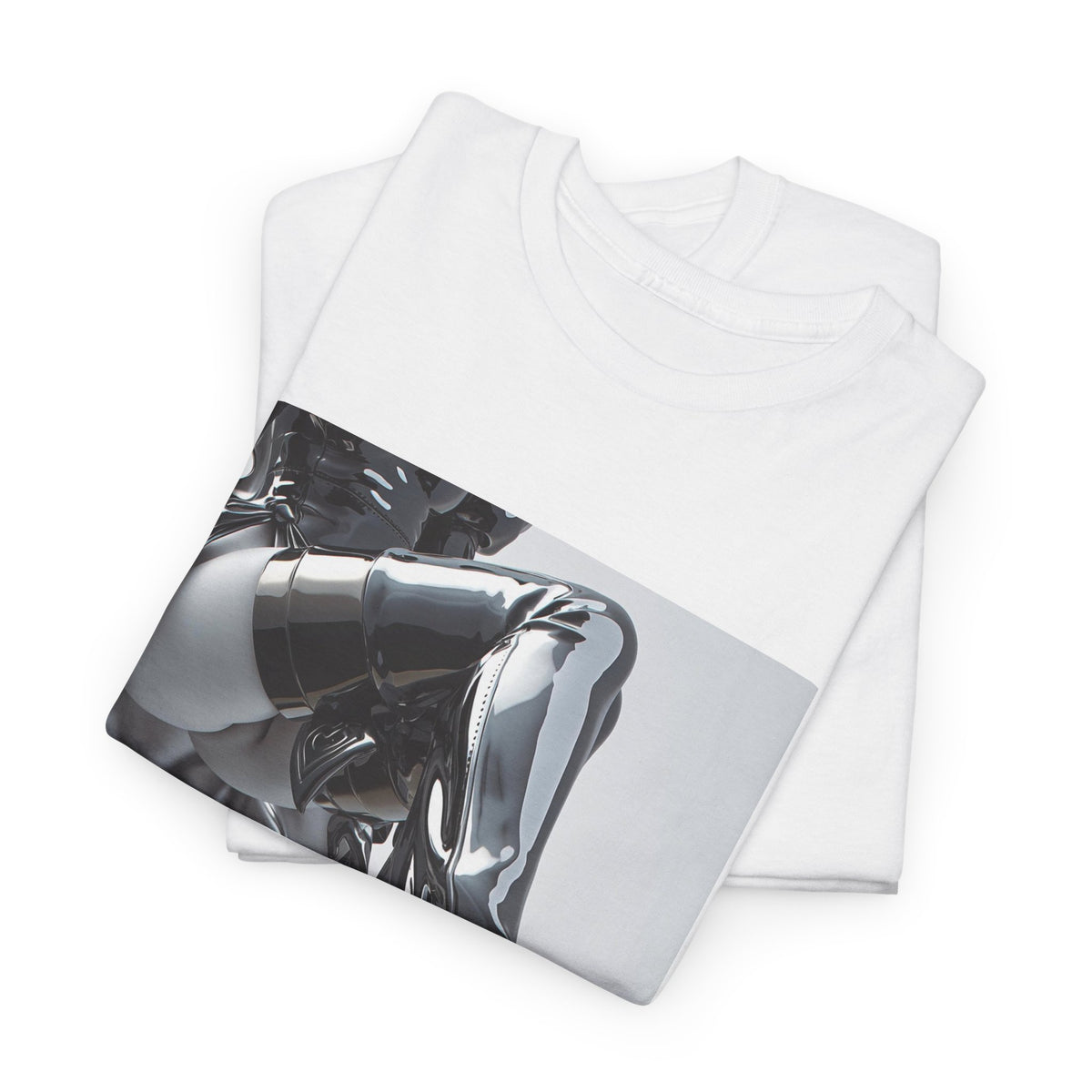 Liquid Chrome Flow Graphic Tee
