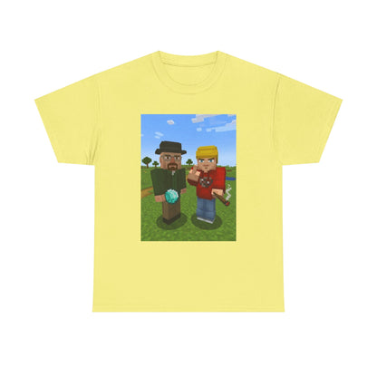 Pixelated Duo In The Green Field Tee