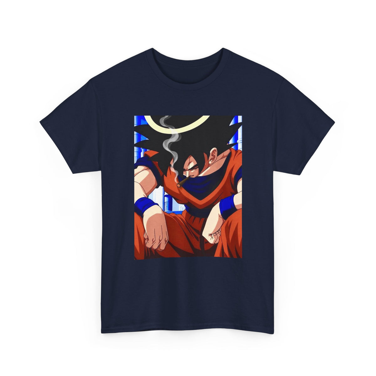 Goku Chilling With A Halo Blazin' Tee