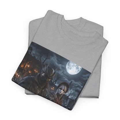 Hunters Smoking Under Moonlight