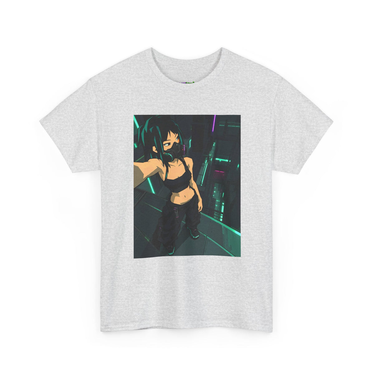 Green Horizon Blur Graphic Tee