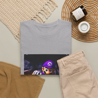 Waluigi Pouring Purple Drank In Limo Tee