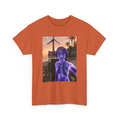 Cortana's Beach Sunset Selfie Tee