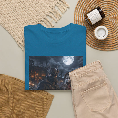 Hunters Smoking Under Moonlight